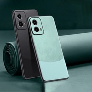 For Motorola Moto G35 Luxury PU Leather Case Back Cover Protection Phone Case