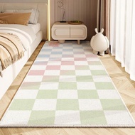 Modern Plush Area Rug Non-Slip Bedroom Carpet Soft Bedside Mat for Living Room Kids Room Home Decor