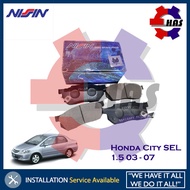 Honda City SEL 1.5 03 - 07 Nissin Front Brake Pad (Made In Japan)