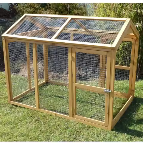 Wood Chicken Coops Walk in for Yard Home Enclosure Wooden Display Parrot Cage Duck Cage Pigeon Cage 