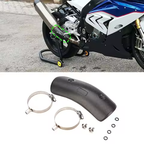 Motorcycle Exhaust Middle Pipe Heatshield 4-6cm Univesal Most Model For Honda For BMW For Kawasaki Z