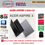 ACER ASPIRE 3 SLIM A314-22 - RYZEN 3-3250U - 8GB - 512SSD - RADEON