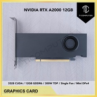 NVIDIA RTX A2000 12GB GDDR6 Full-Height Workstation GPU PCIe 4.0 192-bit Quad miniDP for Workstation
