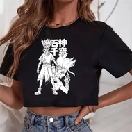 Women's Vintage Grunge Crop Top - Summer Streetwear Fashion
