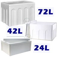 Styrofoam Ice Box / Cooler Box / Picnic box / Gabus /  Foam Box / Fish Box / Tong Ais Polyfoam)