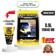 KB Scooter Pakej Combo Scooter JETRON 0.9L Fully Ester, Fully, Semi dan Mineral 15W40MB 10W40MB Miny