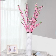 Artificial Flowers Silk Peach Blossom Silk Flowers Real Looking with Stems
