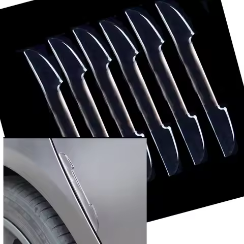 Car Door Transparent Anti-collision Protector Stickers For Citroen C 5x7 Opel Astra H Accessories Su