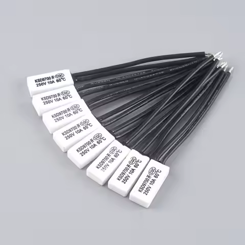 2PCS Temperature Control Switch 45 degrees to 150 degrees KSD9700 10A Ceramic