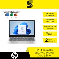HP 14-EP0298TU | 14-EP0299TU Laptop - 14" IPS/Intel N300/8GB DDR4/512GB SSD/Intel UHD/Win11 Home