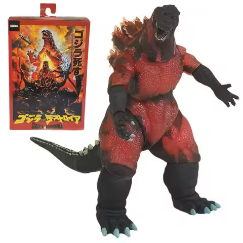 18cm Anime NECA 1995 Burning Godzilla SHM Monster Figurine Model PVC Action Toys New Year's Christma