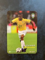 絕版罕有 World Cup Germany 2006 德國世界杯 2006年 Brazil 巴西 Robinho 羅賓奴 球員卡 足球卡 Football Collection Card 閃卡 閃咭