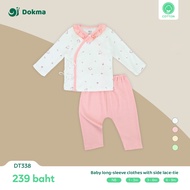 Dokma DT338 (3-8kg) Children's Long-Sleeved Shirt Set Cotton Fabric Baby Long-Sleeve Clothes (Newbor