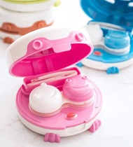 ALP เครื่องล้างคอนแทคเลนส์ อัตโนมัติ อัลตร้าโซนิค ทำความสะอาดล้ำลึก พร้อมอุปกรณ์และ ตลับคอนแทคเลนส์