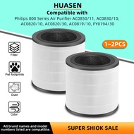 HUASEN 1~2PCS FY0293/30 Replacement Filter for Philips 800 Series Air Purifier AC0850/11, AC0830/10,