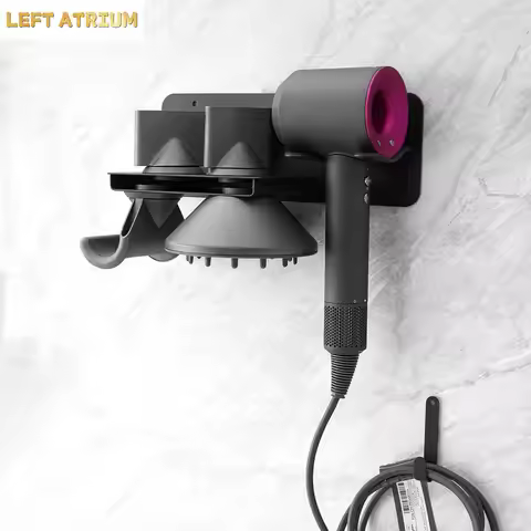 Hair Dryer Holder Wall Mount for Dyson HD08, Supersonic Airwrap Hair Dryer Metal Blow Dryer Stand St