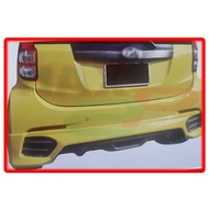 Perodua Myvi SE (2011) EXT Style Rear Back Skirt Skirting Bumper Lower Lip Spoiler ABS Plastic Bodyk