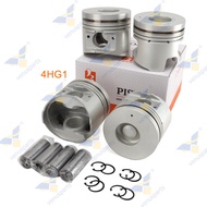 For ISUZU 4HG1 Piston & Piston Pin & Snap Ring Diesle Engine Parts Overhaul Rebuild Kit