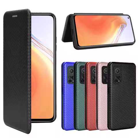 For Xiaomi Mi 10T Mi10T Pro 5G Case Mi10T Carbon Fiber Flip Leather Case For Xiaomi Mi 10T Pro 5G Ca