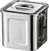 Yamashita Craft 04-0224-0408 AG 21-0 Scale Square Kitchen Pot, 5.3 inches (13.5 cm) (2.3 L)