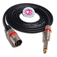 kabel mic xlr 3 pin male canon to jack akai mono 6.5mm 50cm 2BJUNZ3 o