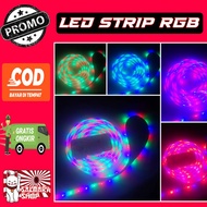 Lampu Led Strip RGB Warna Warni IP44  Anti Air 12 Volt  12v Waterproof Lampu Hiasan Kamar variasi Mo