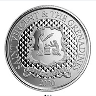 Koin perak St. Vincent &amp; The Grenadines - 1 oz Silver coin