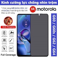 Toughened Anti-Peeping Motorola Moto G60 / G62 / G64 / G60s (Full Screen, Full Glue)
