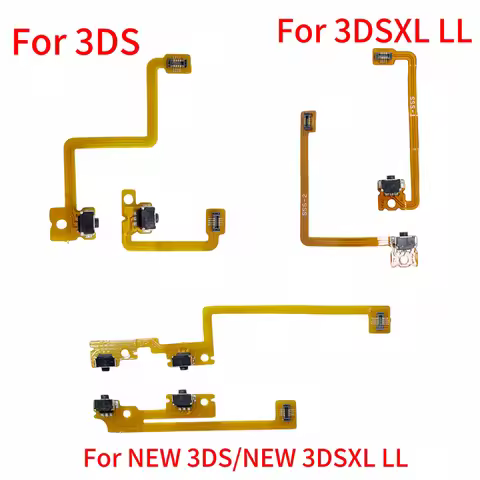 10sets Replacement L R Button Flex Cable for 3DS 3DSXL Left Right Switch Flat Cable LR Ribbon for Ne