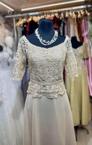 (HIGH QUALITY AND ONHAND) Mother Dress / Mother of the Bride and Groom Gown / Principal Sponsor Gown