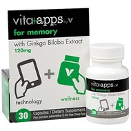 [USA]_VitaApps for Memory With Gingko Biloba Extract 120 MG