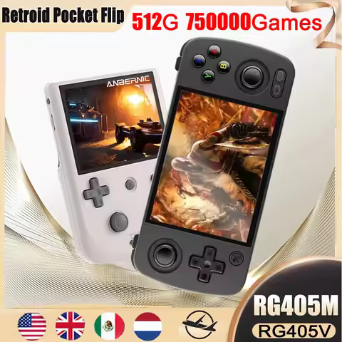 ANBERNIC RG405M RG405V 4 INCH IPS HD Touch Screen Android 12 Handheld video Game Retro portable Cons