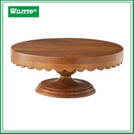 Wooden Cupcake Holder Fruit Storage Holder Handcrafted Wooden Cake Stand for Dessert Display and Cha