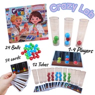 Kids learning Crazy lab Ball Game In Tube Brain Training Board Games