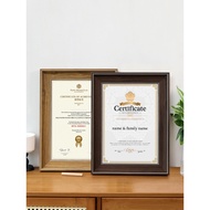 a4Photo Frame Certificate Display Stand Award Frame Patent Custom Honor Certificate Frame Authorizat