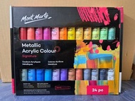 Metallic Acrylic Colour Paint Set Signature 24pc x 36ml (24 色金屬壓克力顏料套裝)