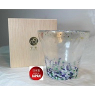 ADERIA~Tsugaru~ST006~F-71469~Made In Japan~Night~Glass~300ml~Wooden Box Packaging~