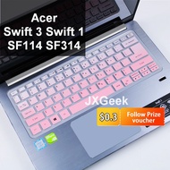 Acer Keyboard Cover Swift 1 Swift 3 SF113 SF114 SF314 Spin 3 SP314 Spin 5 SP513 TR50 14inch 13.3" Silicone Protoctor
