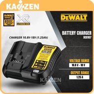 DEWALT DCB107 (1.25Ah) Battery Charger 10.8V-18V  | Pengecas