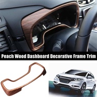 Peach Wood Grain Front Dashboard Frame Trim Cover For Honda CR-V CRV 2017-2019