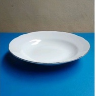 Indokramik Dinner Plate Concave, Side Dish 7in, D 18cm,T3.5cm hrg Per Pcs..
