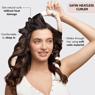 Satin Heatless Curling Set Lazy Sleeping Curl Headband Styling Tools Cordless N4i6