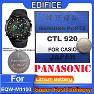 Battery For Edifice EQW-M1100 Watch 100% Genuine Panasonic CTL920 CTL920F