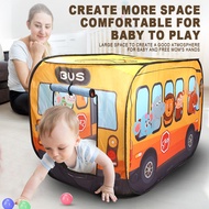 【READY STOCK】Kids Portable Folding Activity Tent Kids Car Tent Transport Baby Game House Ocean Ball Tent Children's Folding Theme Car Tent Indoor Boy Game House Small Tent儿童帐篷