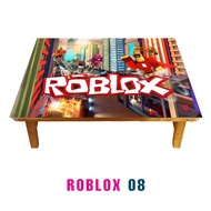 Meja Belajar Lipat Anak Karakter FREE FIRE PU BG MOBILE LEGENDS AMONG US MINECRAFT ROBLOX