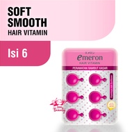 Emeron Hair Vitamin/ Vitamin Rambut Perawatan Rambut Kasar smooth and shine (PINK) di perkaya dengan