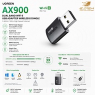 UGREEN AX900 Dual Band WiFi 6 USB Adapter Wireless Dongle 2.4GHz/5GHz High Speed Internet for PC Lap