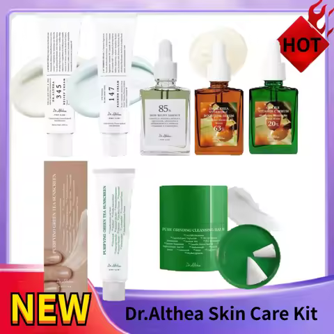 Korean Dr. 345 Antioxidant Relief Cream Gentle Vitamin C Serum Calming Moisturizer Cleansing Balm So