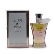 LA VIDA ES BELLA CRYSTAL EAU DE PERFUME  Minyak Wangi MAISON ALHAMBRA  100ML