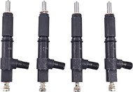 LSSOCH 4PCS Fuel Injectors 105118-8481 8980305701 Compatible With Engine 4LE2 4LE2X Excavator CX75 S